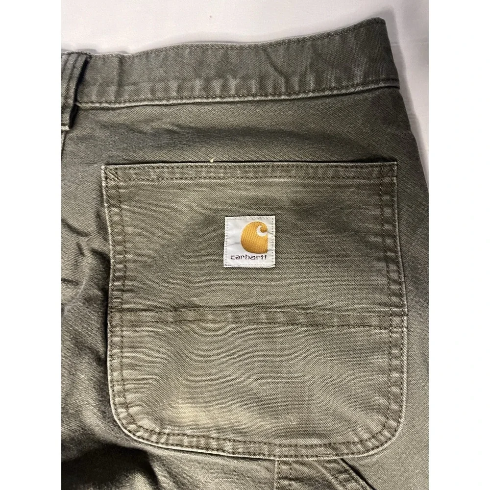 Carhartt Rugged Flex Carpenter Pants Men's Size 31x32 Green Relaxed 103279-217